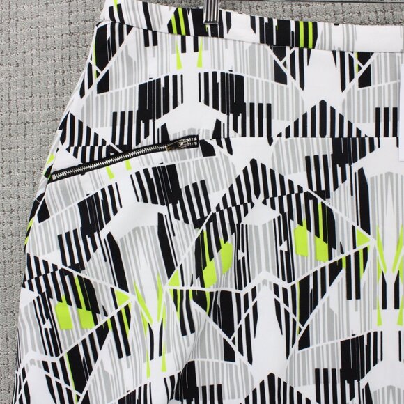 Modamix Skirt A Line Skirt Womens Sz 24W Multicolor Casual Geometric Pattern NWT - Picture 2 of 10